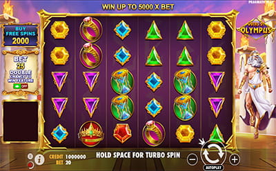 La tragamonedas Gates of Olympus of Egypt en el casino mexicano 22Bet