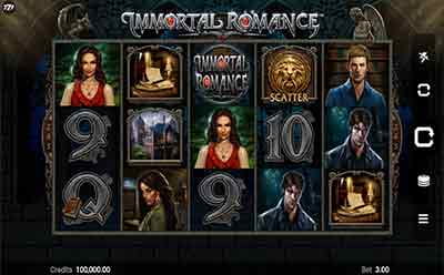 La tragamonedas Immortal Romance en el casino en línea mexicano Ruby Fortune